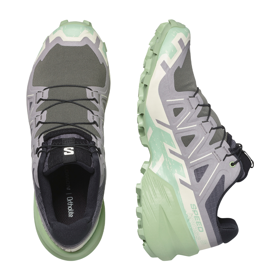 Salomon Women's Speedcross 6 Castlerock/Vanilla Ice/Smoke Green