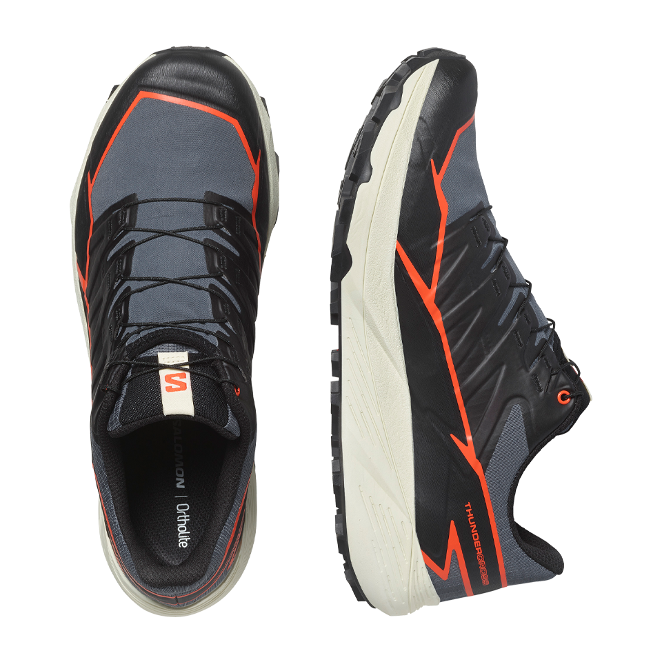 Salomon Men's Thundercross GTX Turbulence/Black/Cherry Tomato