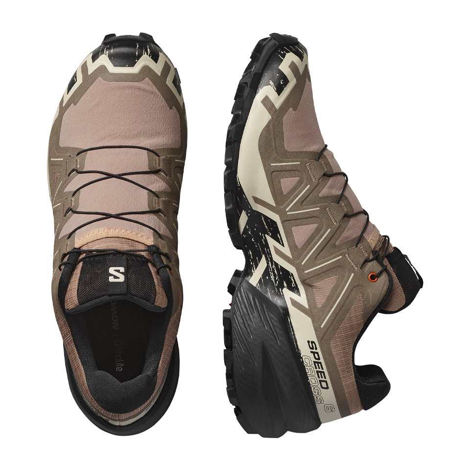 Salomon Men's Speedcross 6 Natural/Black/Almond Milk