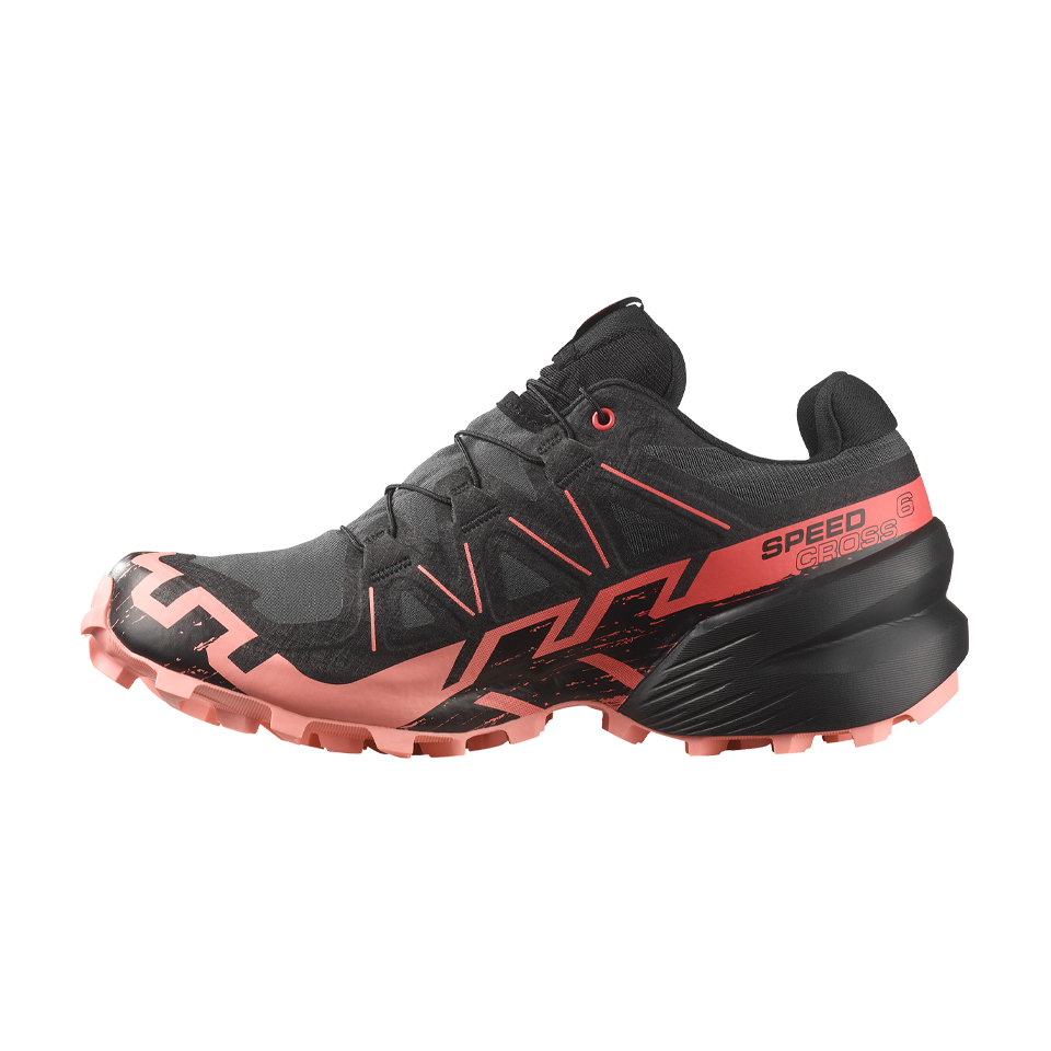 Salomon Women's Speedcross 6 GTX Nine Iron/Black/Flamingo Pink