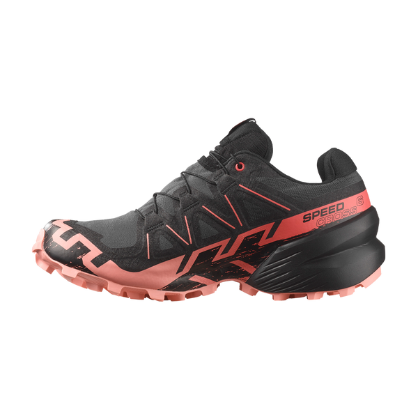 Salomon Women's Speedcross 6 GTX Nine Iron/Black/Flamingo Pink