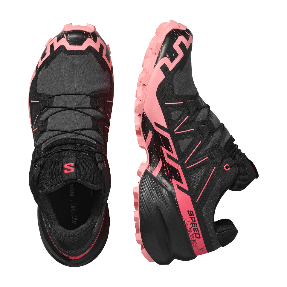 Salomon Women's Speedcross 6 GTX Nine Iron/Black/Flamingo Pink