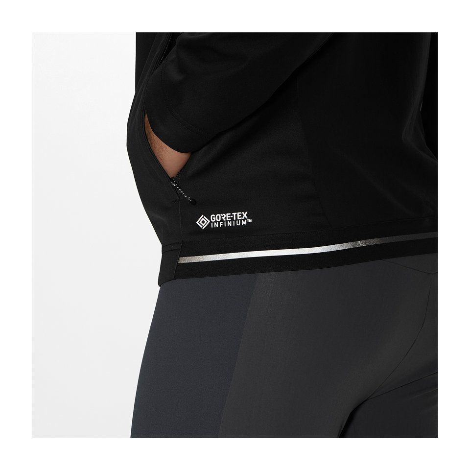 Salomon Men's GORE-TEX INFINIUM WINDSTOPPER Wind Jacket Deep Black