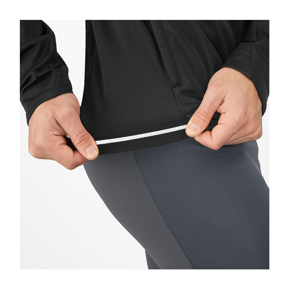 Salomon Men's GORE-TEX INFINIUM WINDSTOPPER Wind Jacket Deep Black