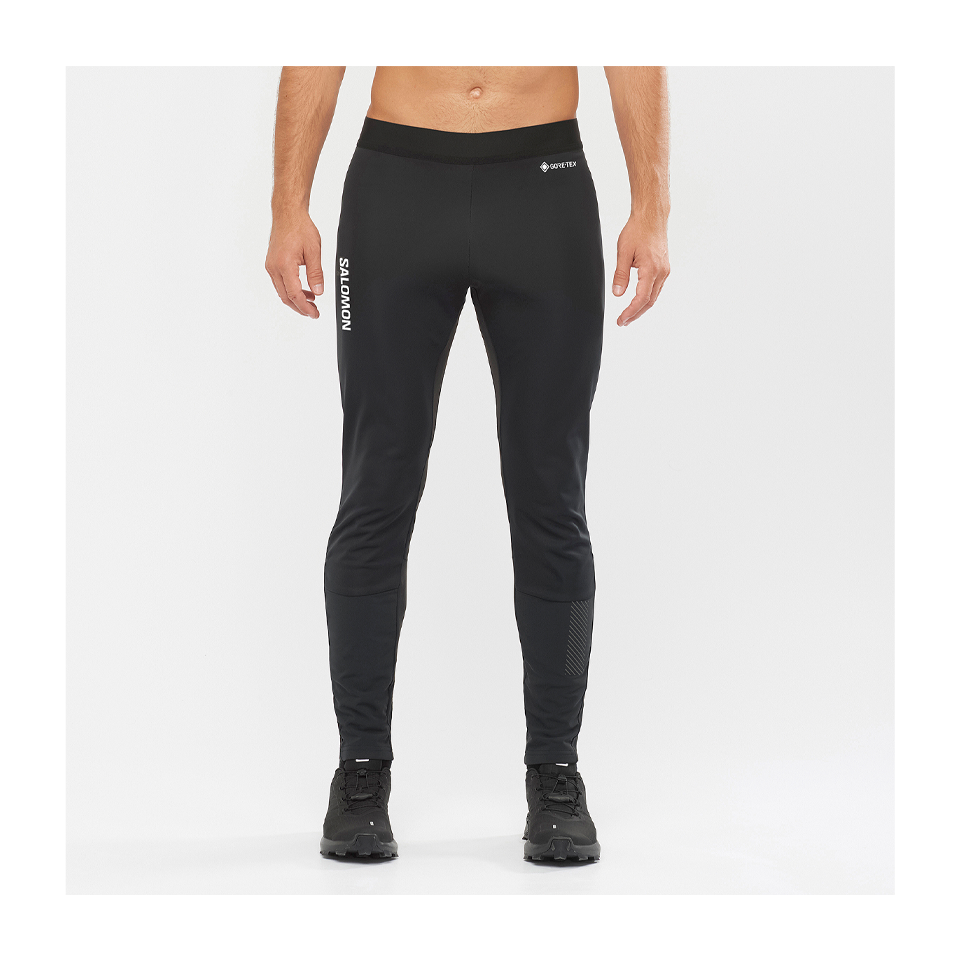 Salomon Men's GORE-TEX INFINIUM WINDSTOPPER Tight Deep Black