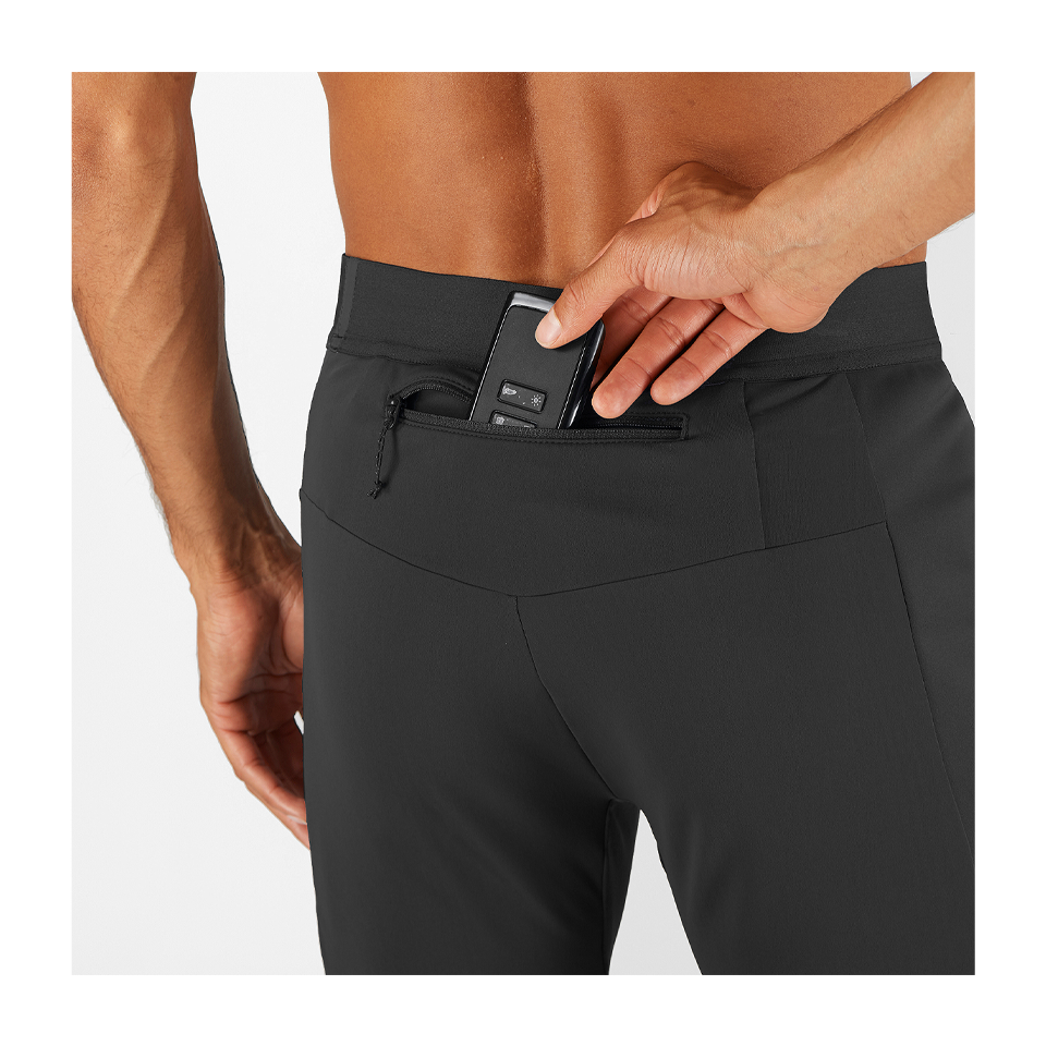 Salomon Men's GORE-TEX INFINIUM WINDSTOPPER Tight Deep Black