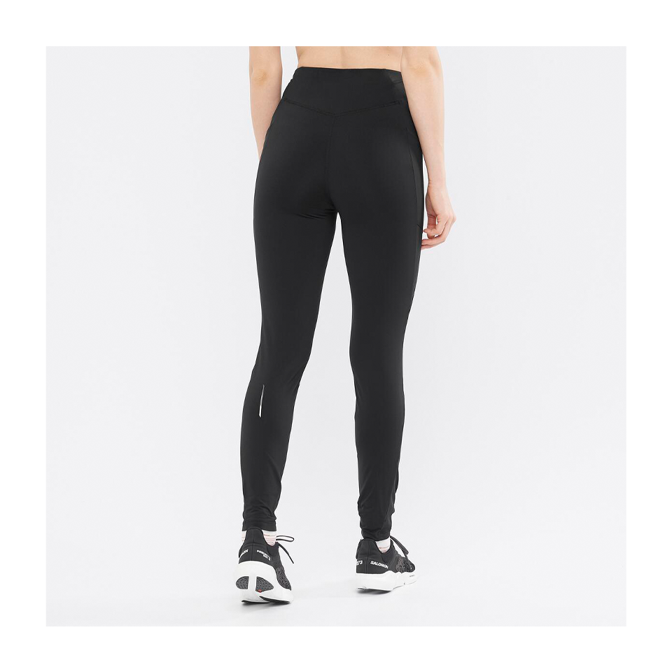 Salomon Women's Cross Warm 28" Tight Deep Black