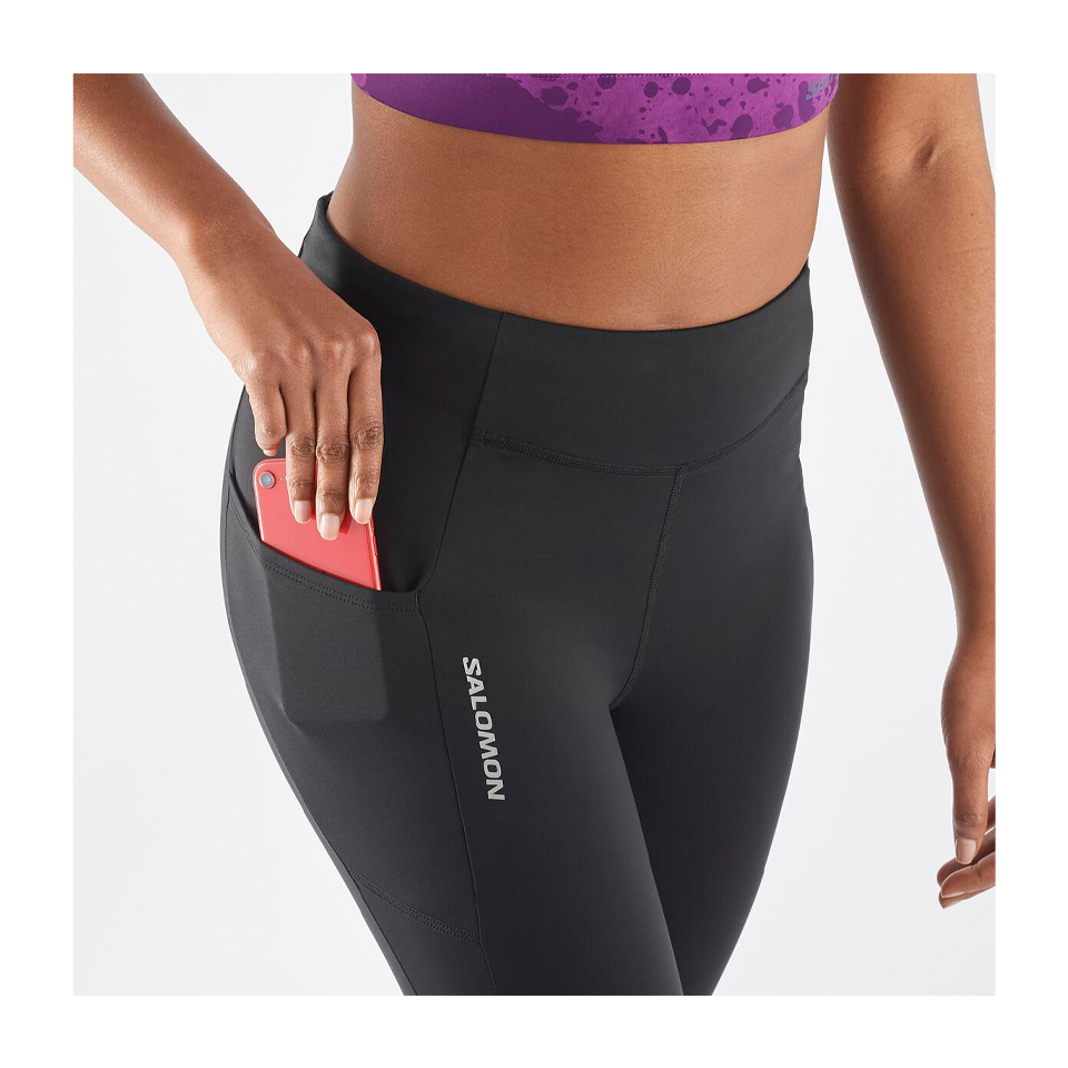 Salomon Women's Cross Warm 28" Tight Deep Black