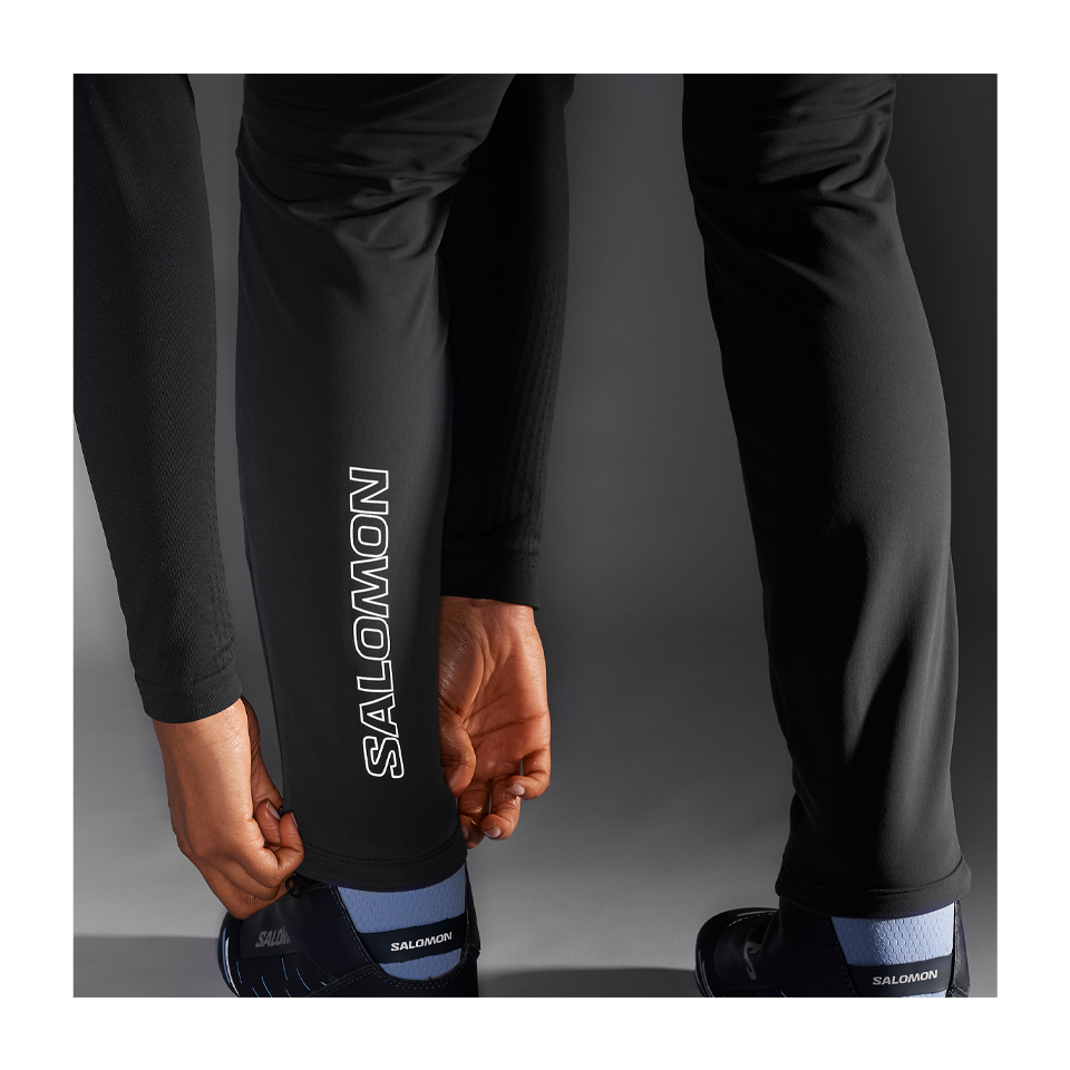 Salomon Women's GORE TEX INFINIUM WINDSTOPPER Tights Deep Black
