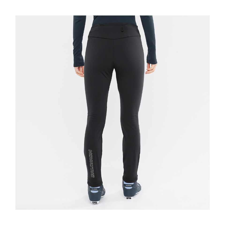 Salomon Women's GORE TEX INFINIUM WINDSTOPPER Tights Deep Black