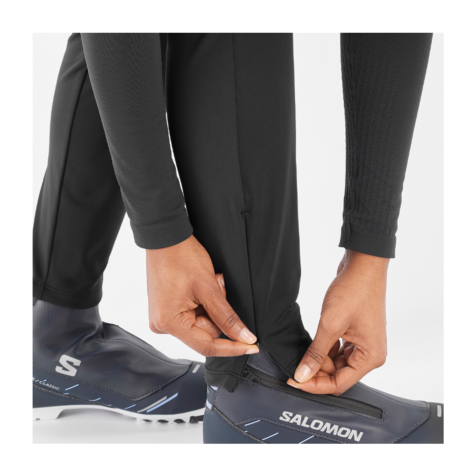 Salomon Women's GORE TEX INFINIUM WINDSTOPPER Tights Deep Black