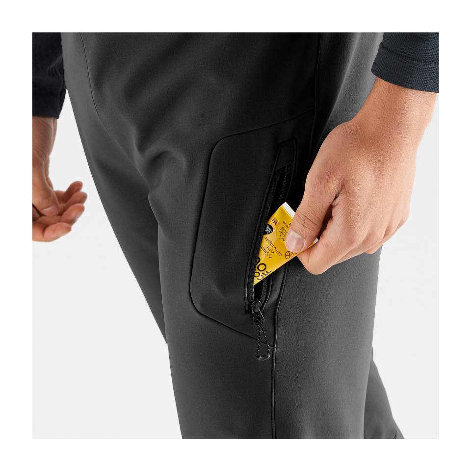 Salomon Men's RS Warm Softshell Pant Deep Black