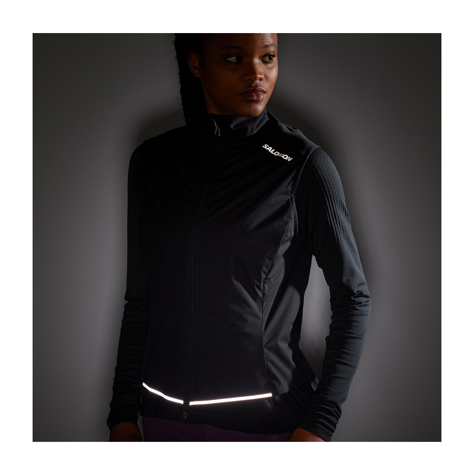Salomon Women's Light Shell Vest Deep Black