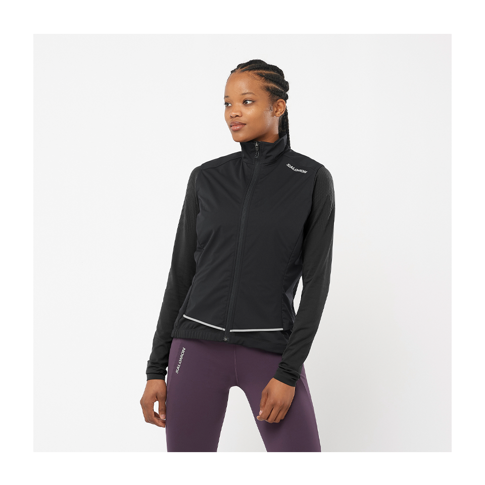 Salomon Women's Light Shell Vest Deep Black