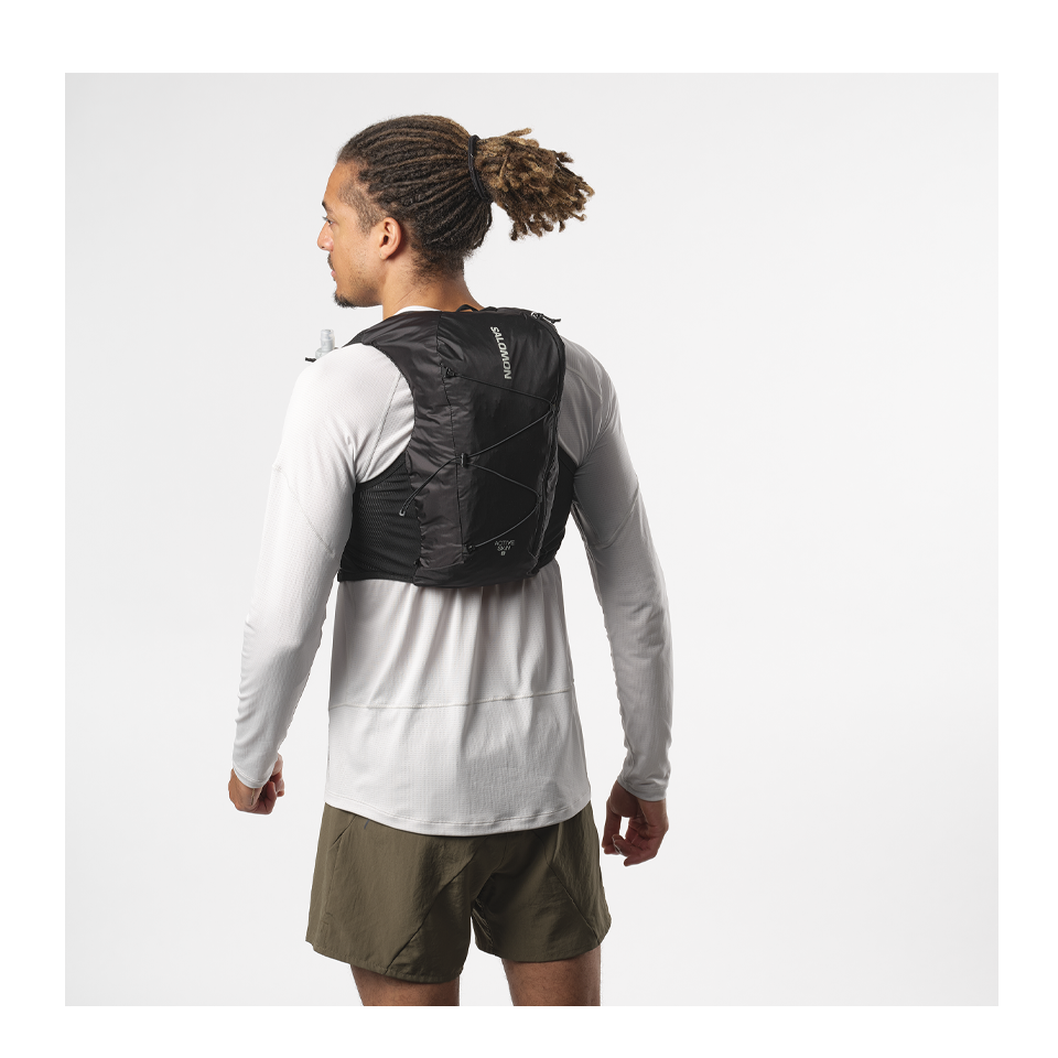 Salomon ACTIVE SKIN 8 Set Black/Metal