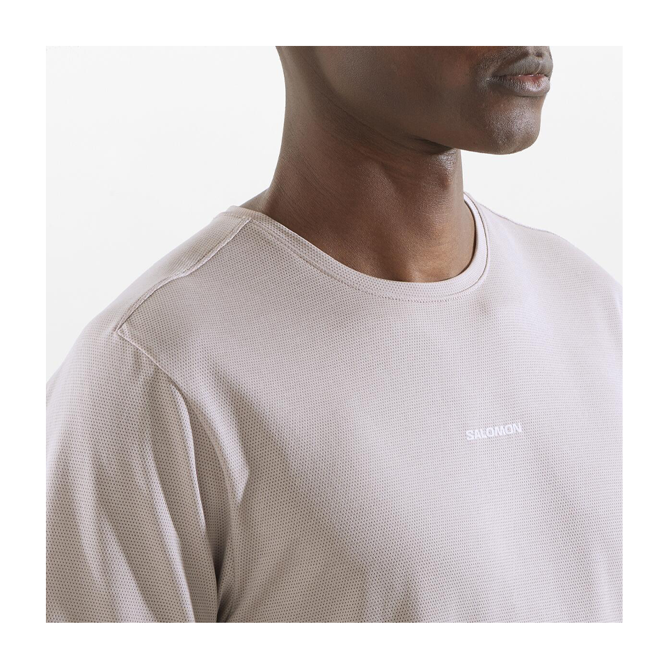 Salomon Men's SHAKEout Core Short Sleeve T-Shirt Etherea