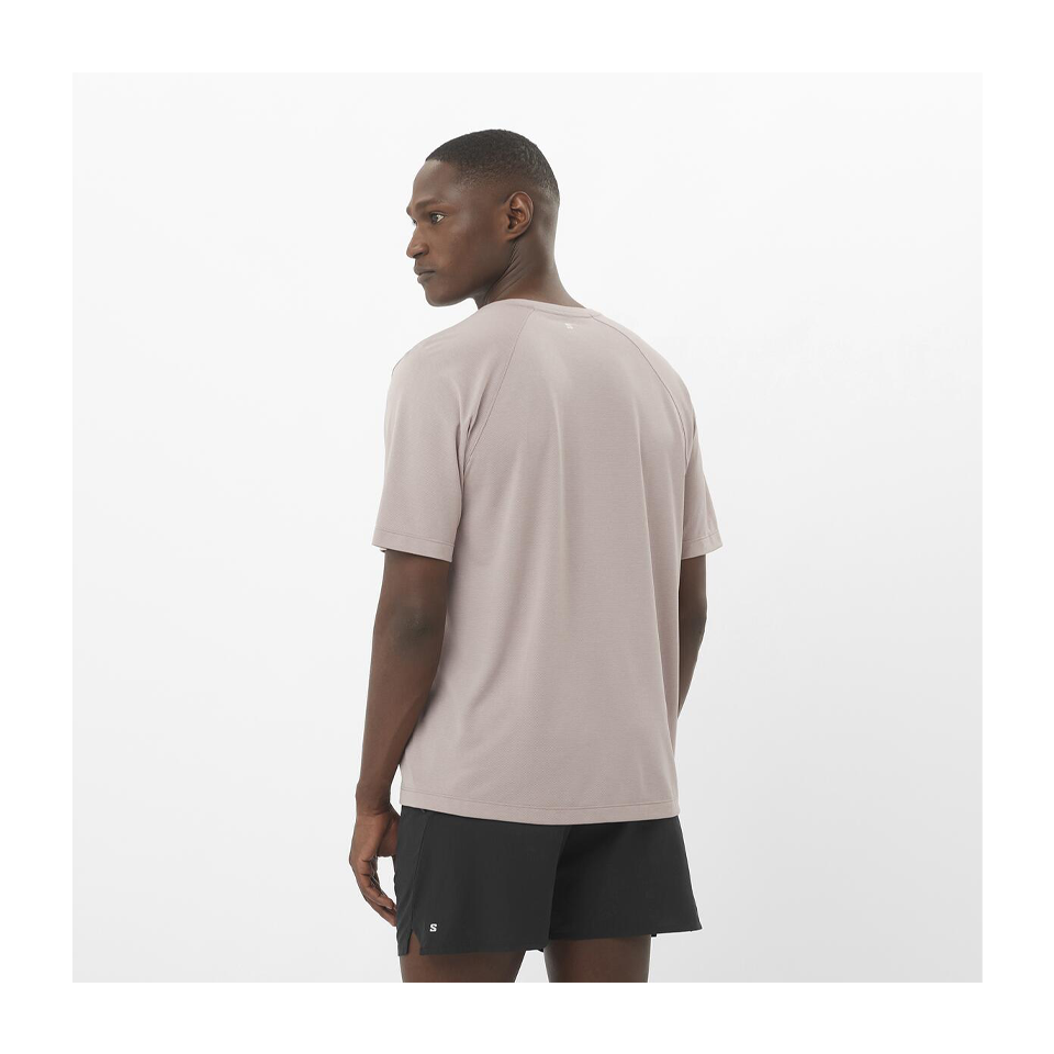 Salomon Men's SHAKEout Core Short Sleeve T-Shirt Etherea