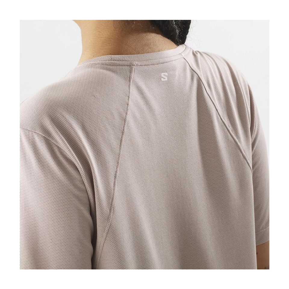 Salomon Women's SHAKEout CORE Short Sleeve T-Shirt Etherea