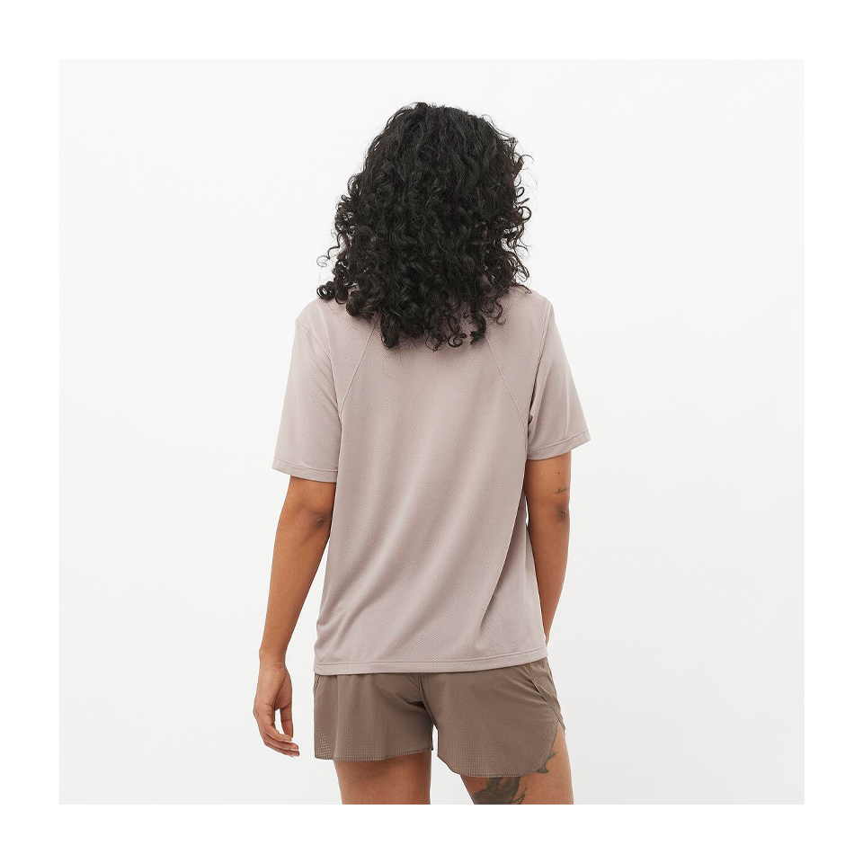 Salomon Women's SHAKEout CORE Short Sleeve T-Shirt Etherea