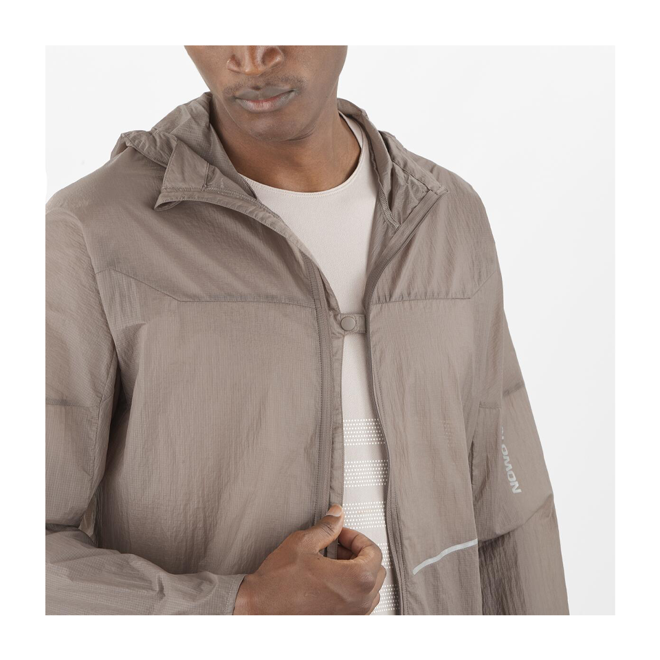 Salomon Men's Sense Aero Wind Jacket Iron