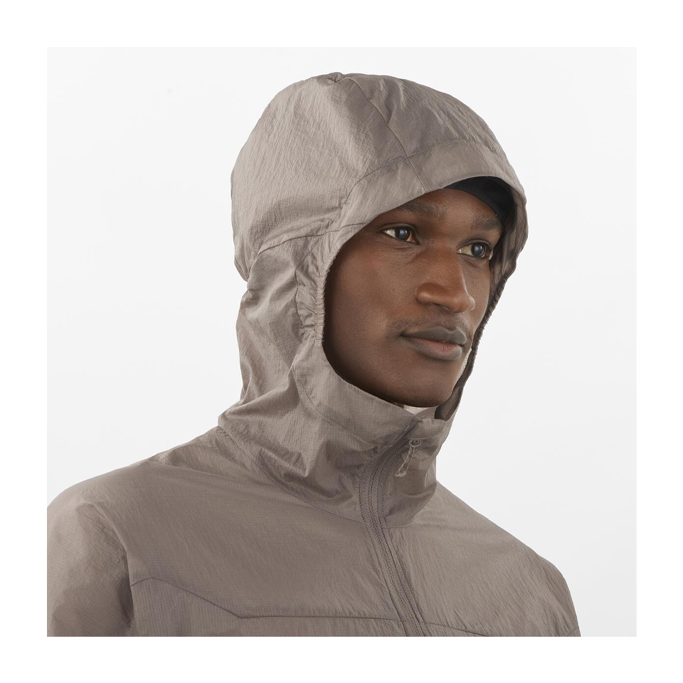 Salomon Men's Sense Aero Wind Jacket Iron