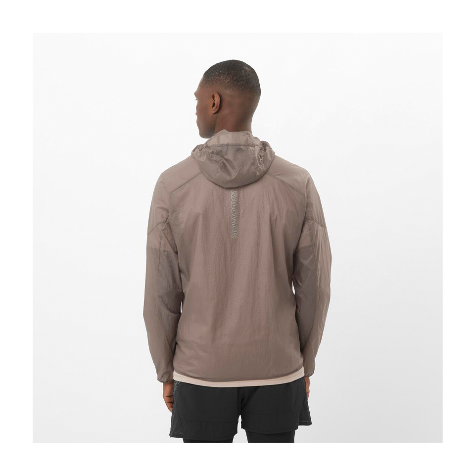 Salomon Men's Sense Aero Wind Jacket Iron