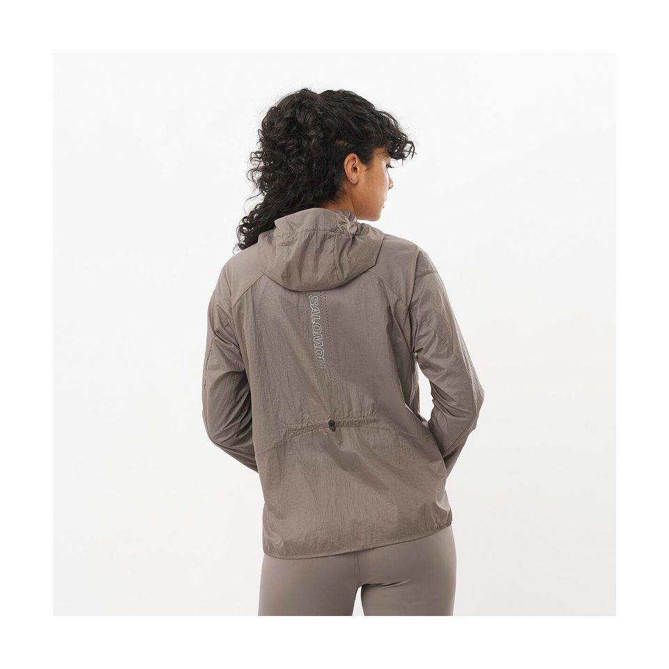 Salomon Women's SENSE AERO WIND Jacket Iron