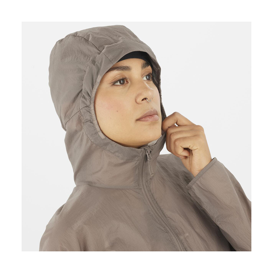 Salomon Women's SENSE AERO WIND Jacket Iron