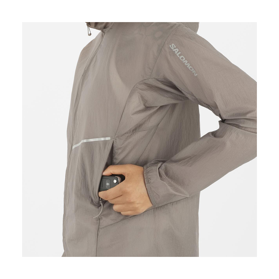 Salomon Women's SENSE AERO WIND Jacket Iron