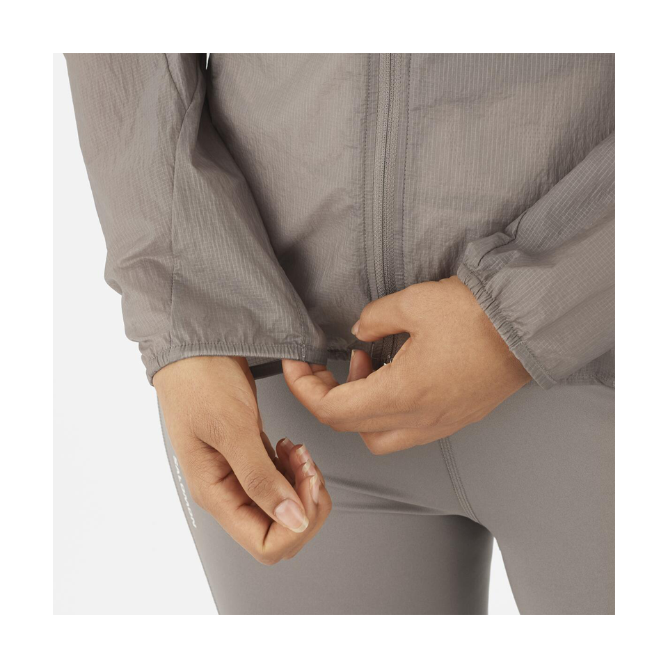 Salomon Women's SENSE AERO WIND Jacket Iron