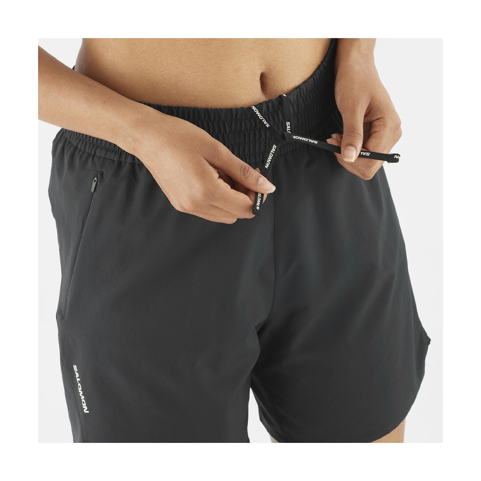 Salomon Women's SHAKEout CORE 6" Short Deep Black