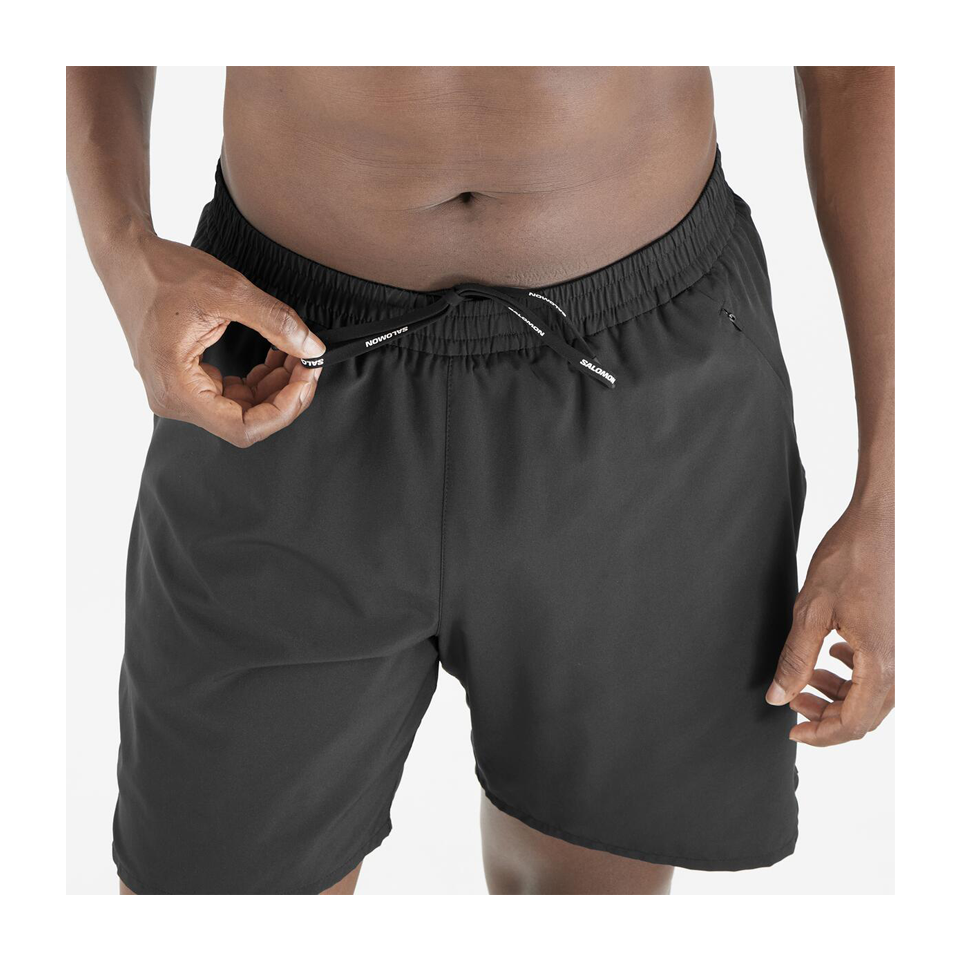 Salomon Men's SHAKEout CORE 2IN1 7" Short Black