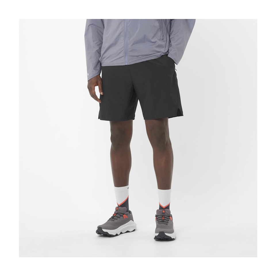 Salomon Men's SHAKEout CORE 2IN1 7" Short Black