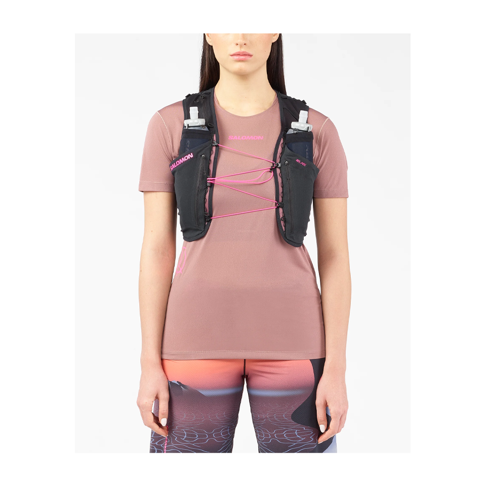 Salomon S/Lab Sense 6 Courtney Edition Set Black/Rose Taupe/Knockout Pink