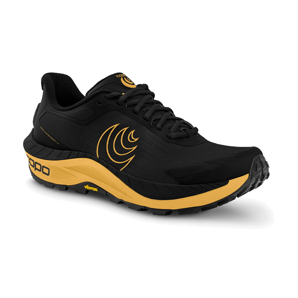 Topo Athletic Men's MTN Race 4 Black/Yellow