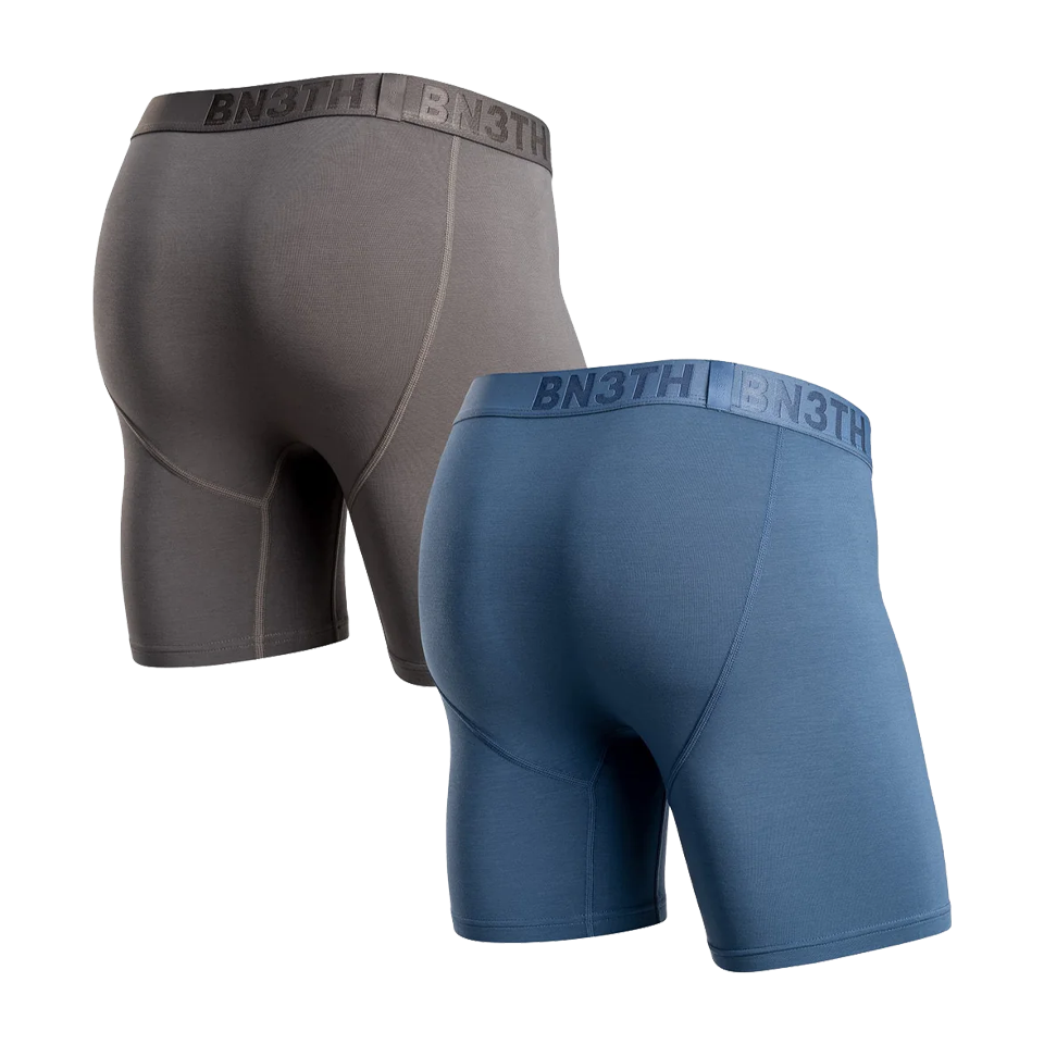 BN3TH Classic Icon Boxer Brief Gargoyle/Fog 2 Pack