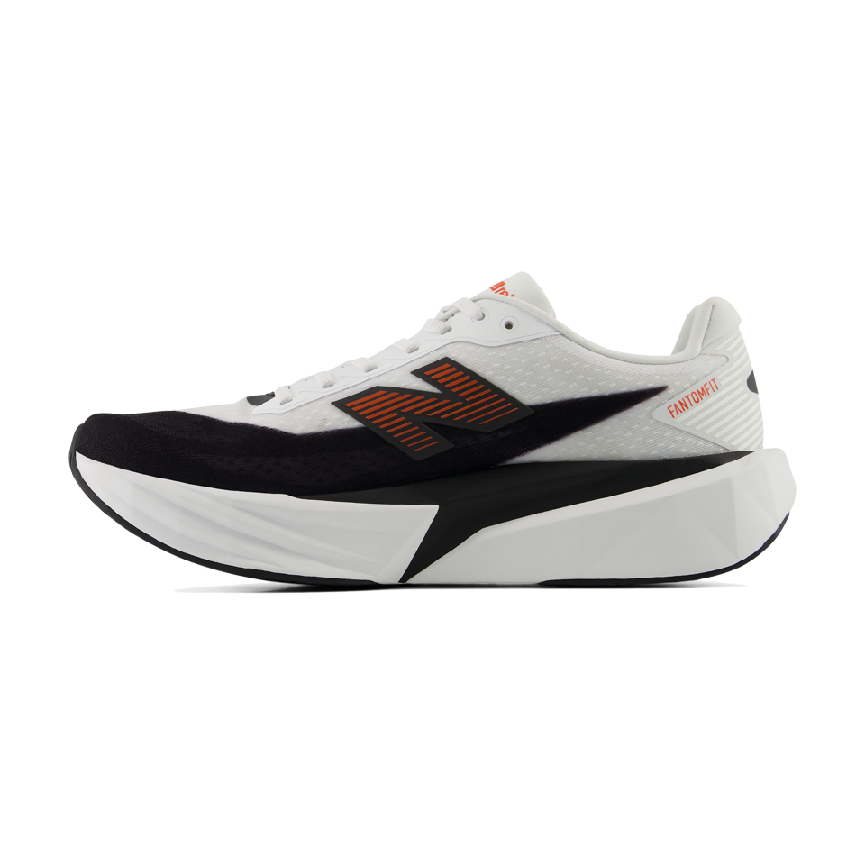 New Balance Men's FuelCell Rebel v5 White/Neo Flame