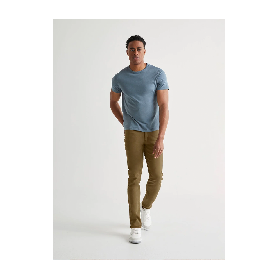 DUER Men's No Sweat Slim Tobacco