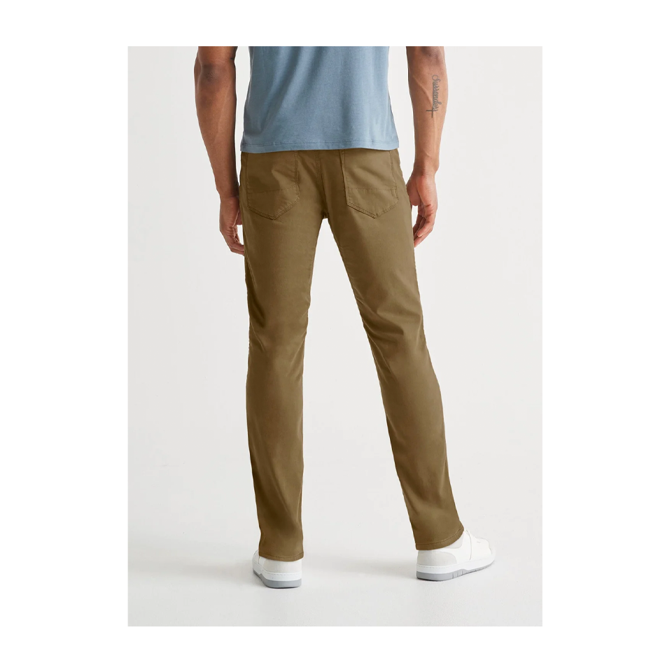 DUER Men's No Sweat Slim Tobacco