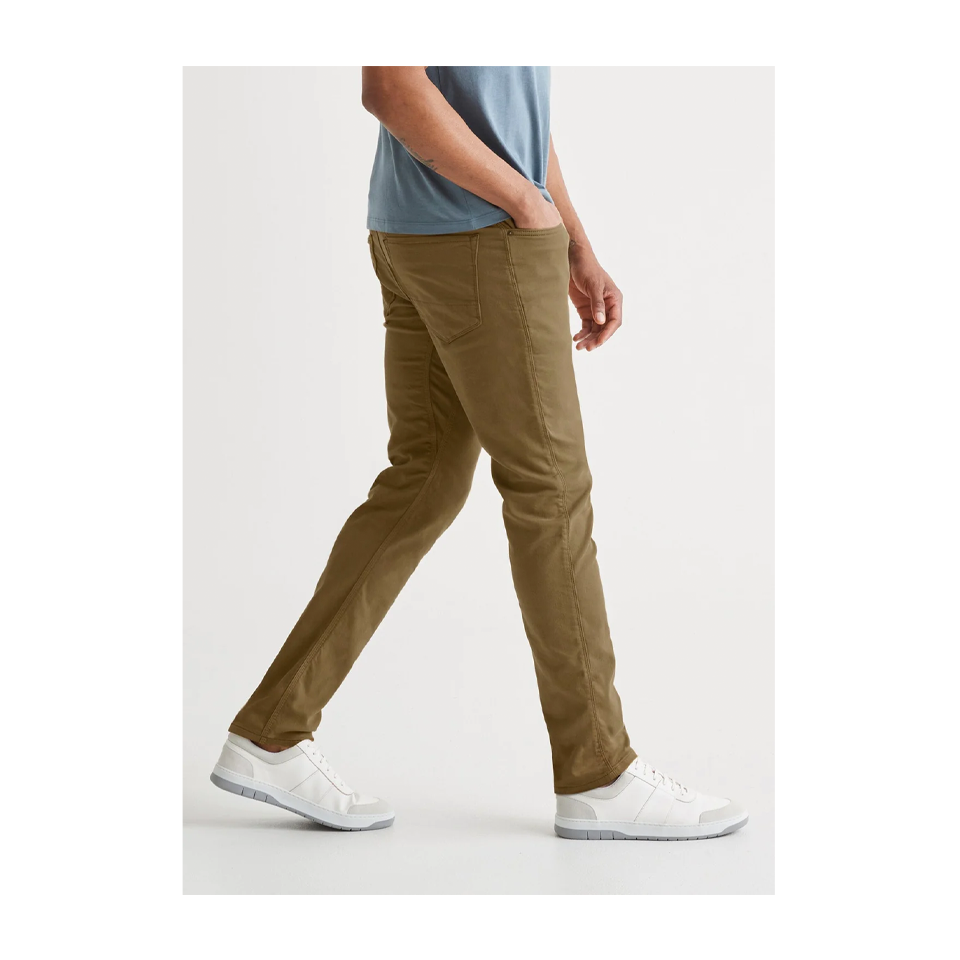 DUER Men's No Sweat Slim Tobacco