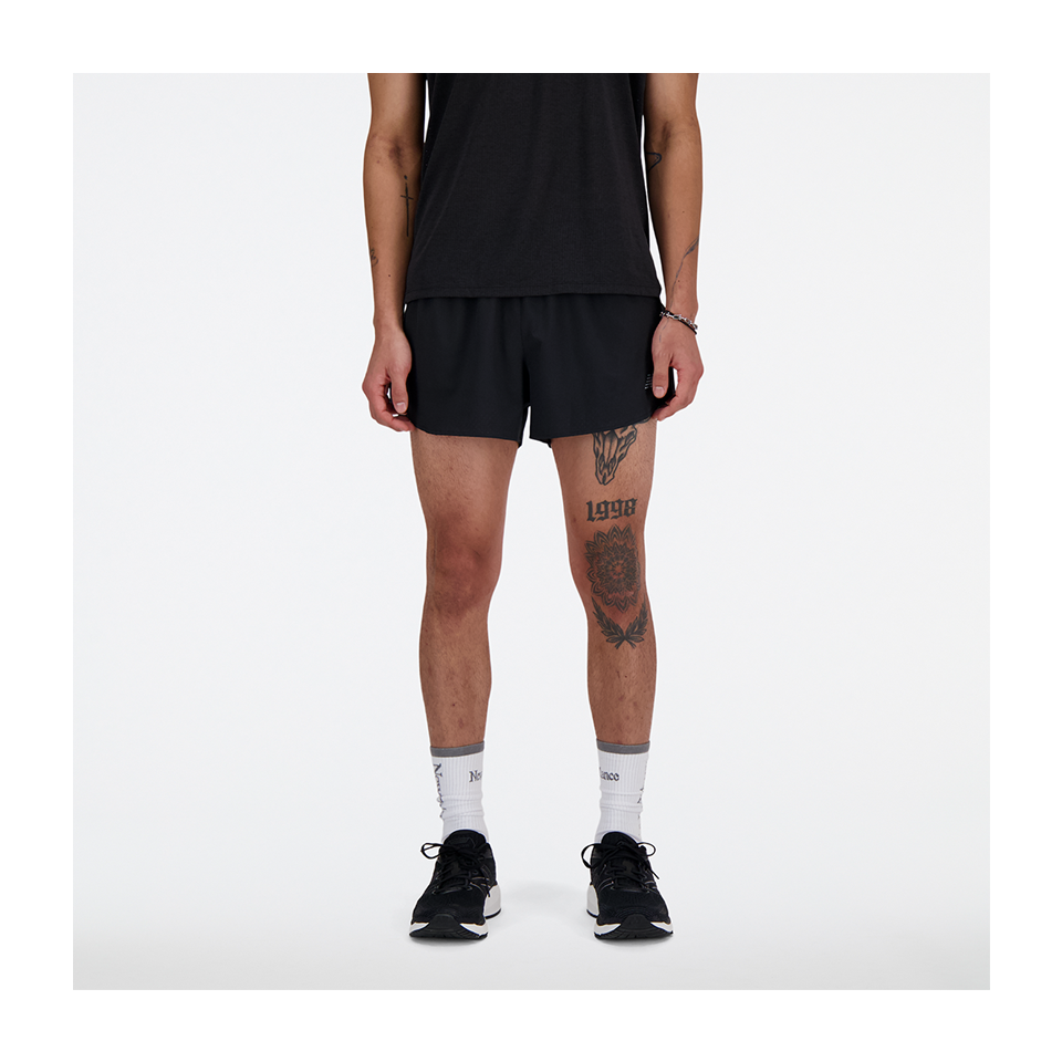New Balance Men's RC Split Short 3" Black