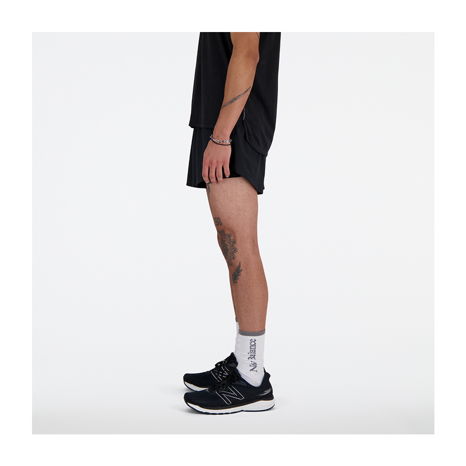 New Balance Men's RC Split Short 3" Black