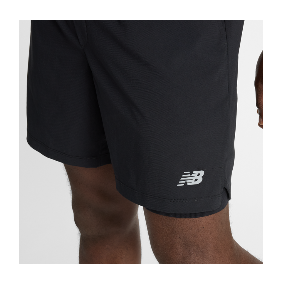 New Balance Men's AC Lined Short 7" Black