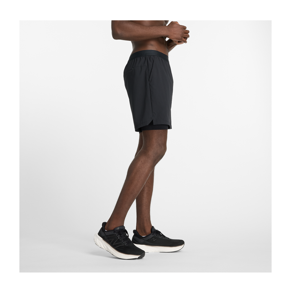 New Balance Men's AC Lined Short 7" Black