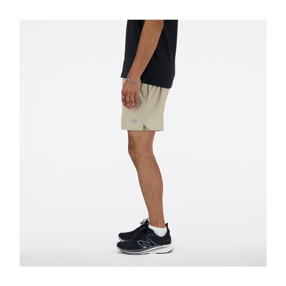 New Balance Men's AC Lined Short 7" Stoneware