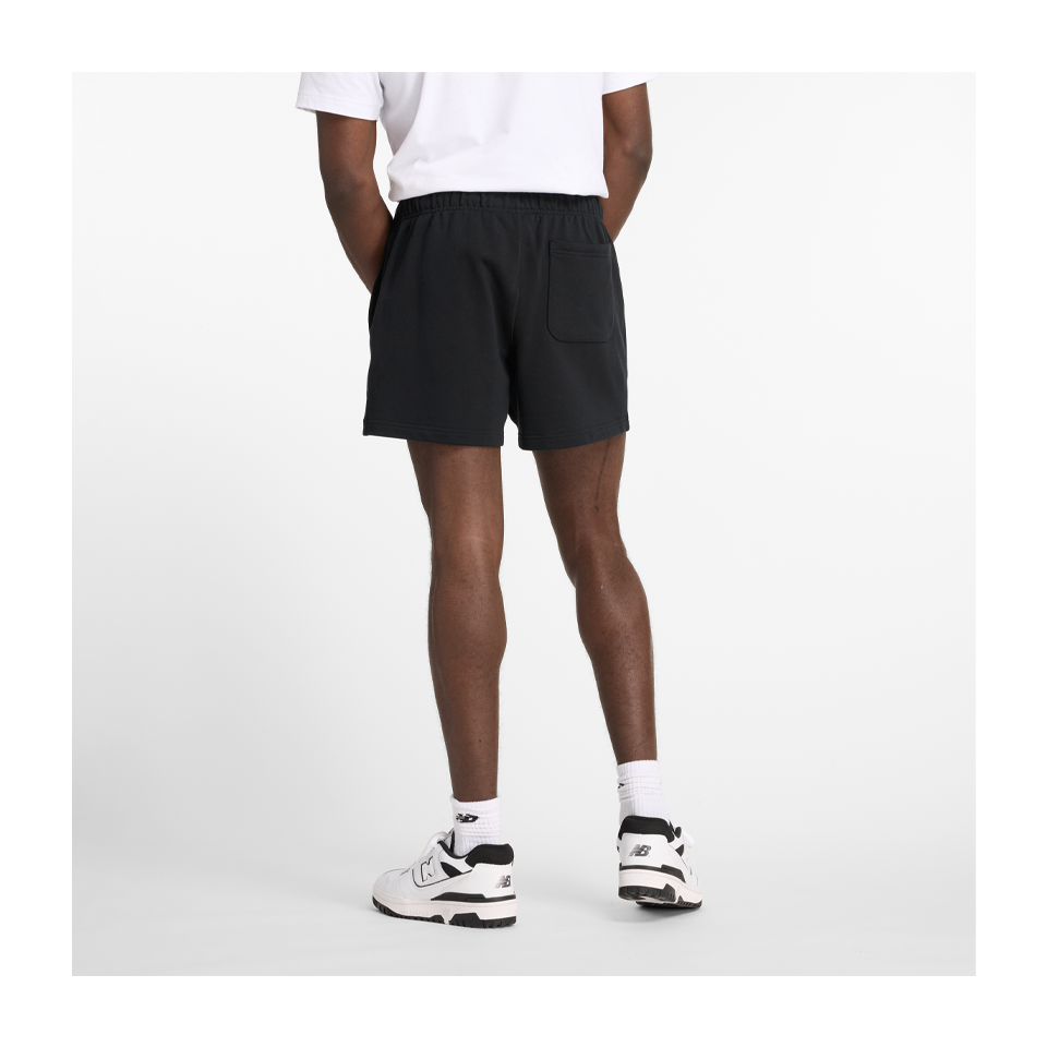 New Balance Men's Athletics French Terry Short 5" Black