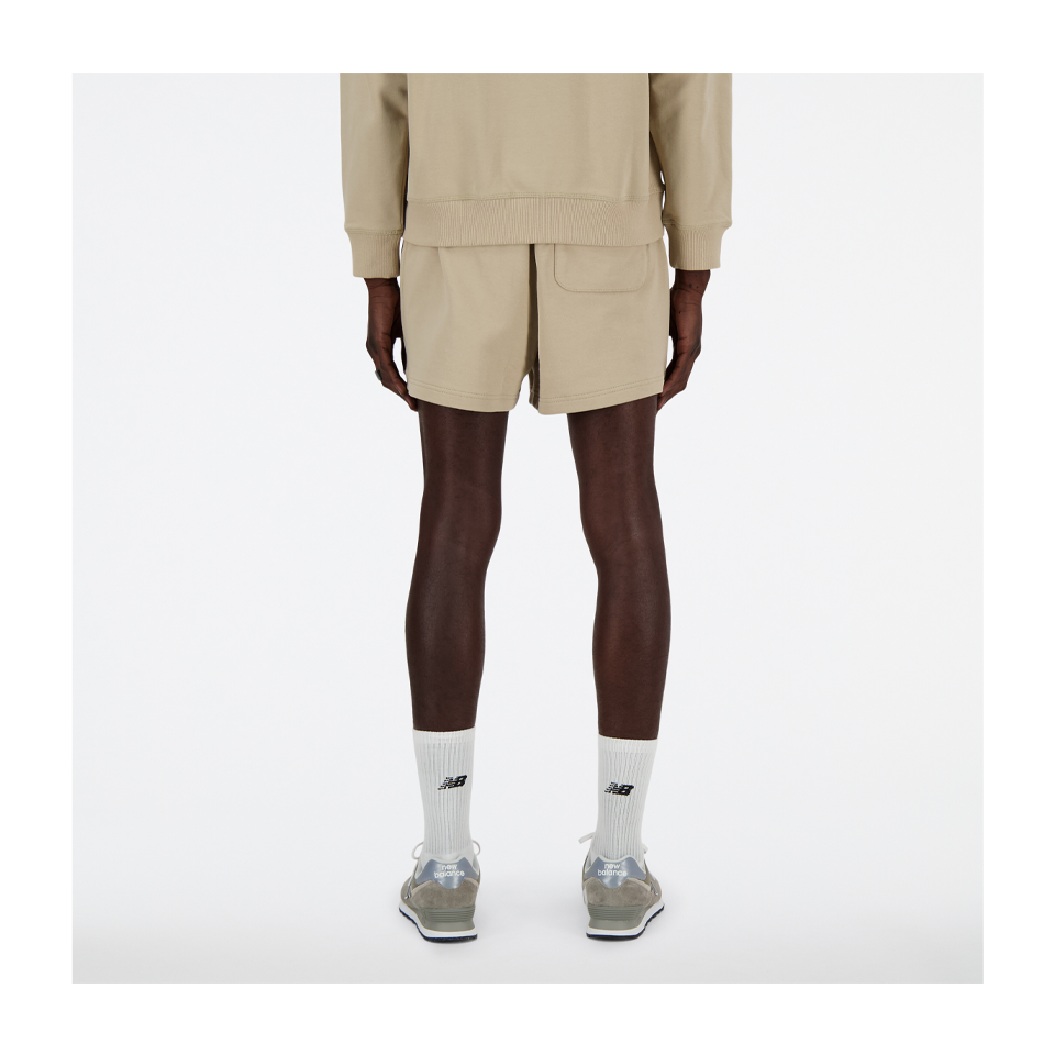 New Balance Men's Athletics French Terry Short 5" Stoneware