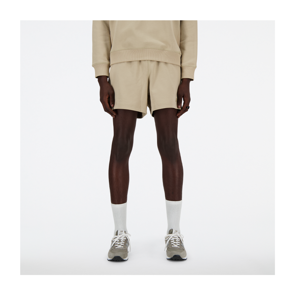 New Balance Men's Athletics French Terry Short 5" Stoneware