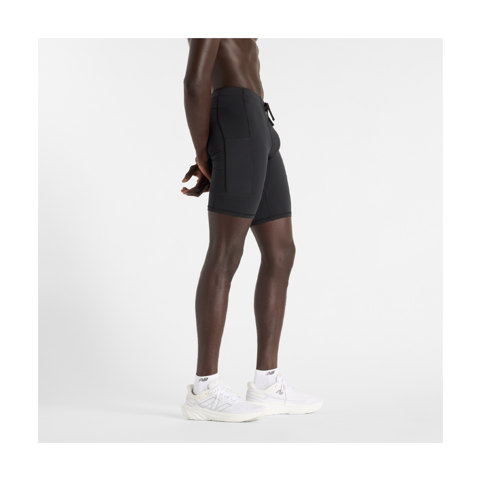 New Balance Men's RC Pocket Half Tight 9" Black