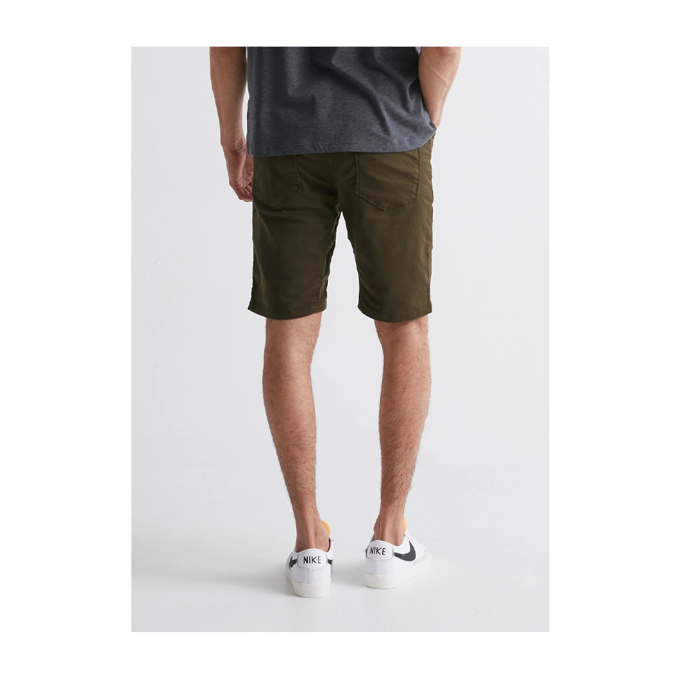 DUER Men's No Sweat Short Slim Army Green